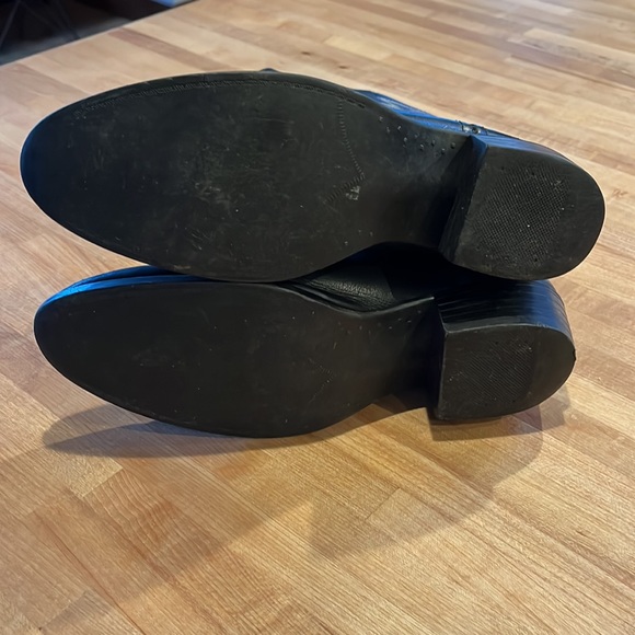 Dan Post Black Leather Cowboy Western Boots DPC 3007 Size 5 - Picture 4 of 5